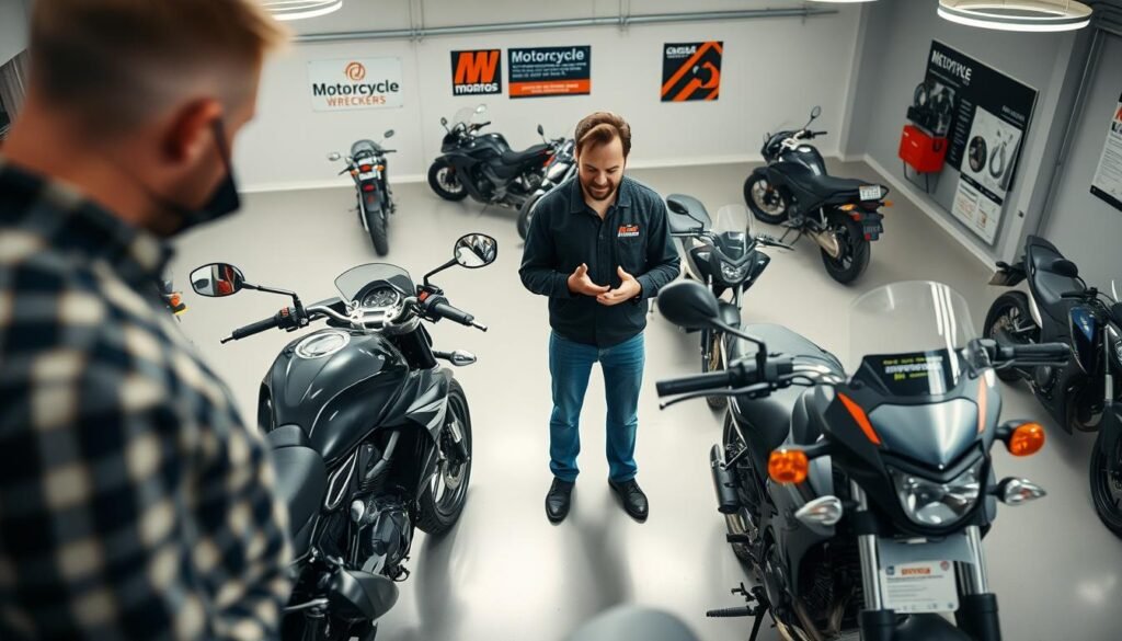 motorcycle selling process