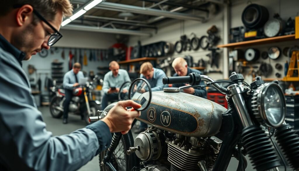 motorcycle valuation process